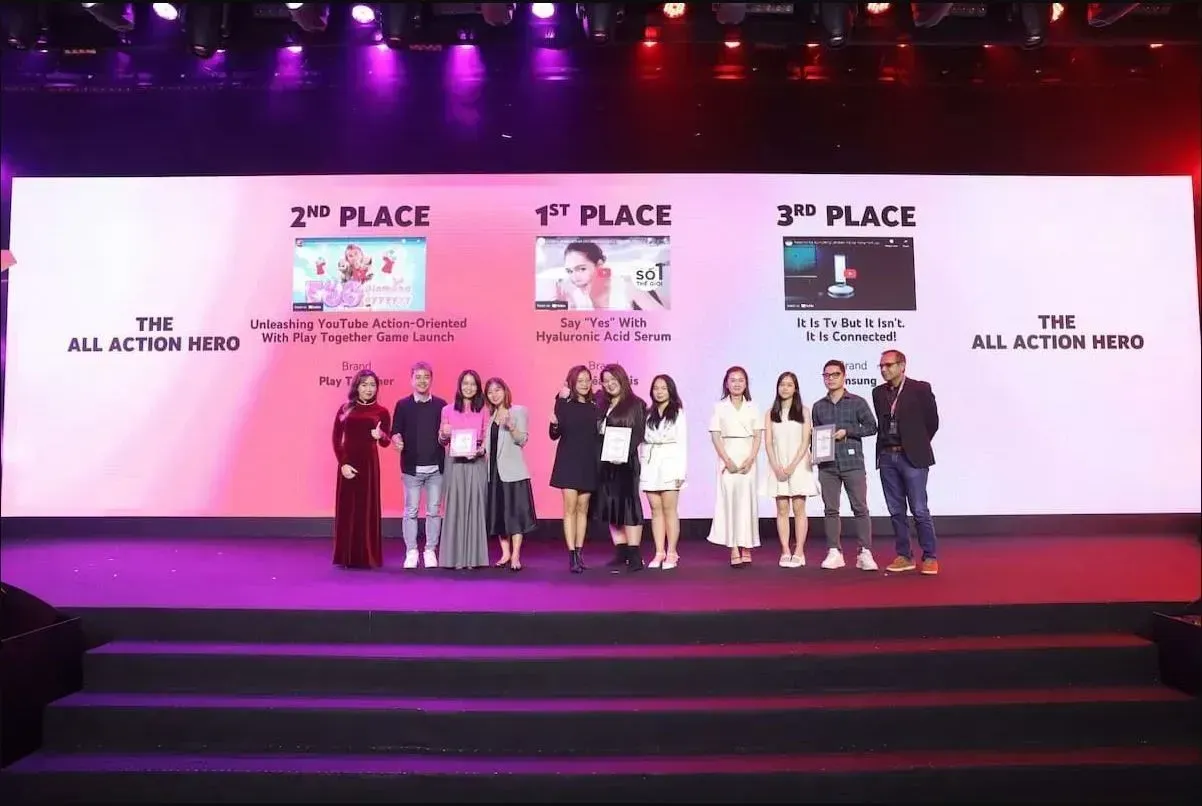 Đội ngũ Play Together nhận giải tại Lễ trao giải YouTube Works Awards