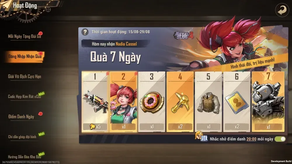 Metal Slug: Awakening - Điểm danh 7 ngày nhận Hero IP nguyên bản và phương tiện Metal Slug