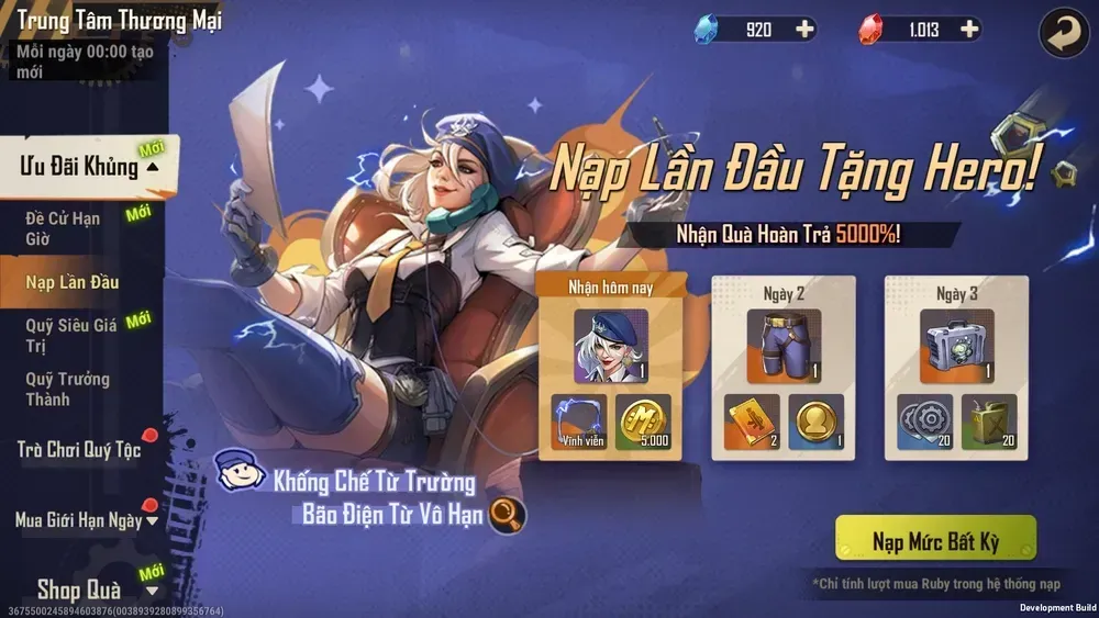 Metal Slug: Awakening - Phúc lợi nạp lần đầu