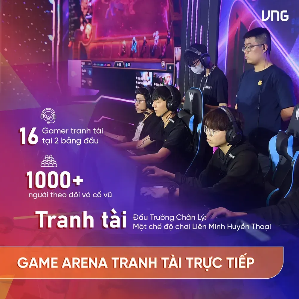 GAMER ĐƯỢC CHIÊM NGƯỠNG THI ĐẤU TRỰC TIẾP TẠI ĐẤU TRƯỜNG GAME AREN