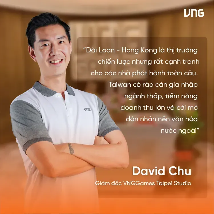 ông Cheng-Yuan. Chu (David)  - Giám đốc VNGGames Taipei Studio