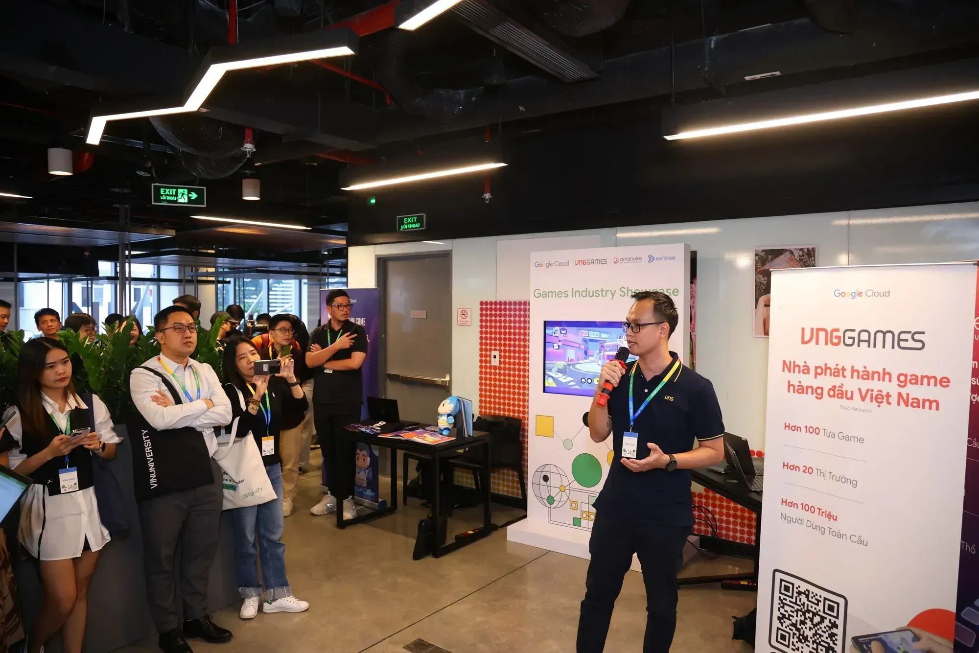 Đại diện của VNGGames chia sẻ tại sự kiện