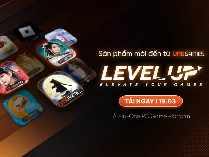 VNGGAMES CHÍNH THỨC RA MẮT LEVEL UP LAUNCHER